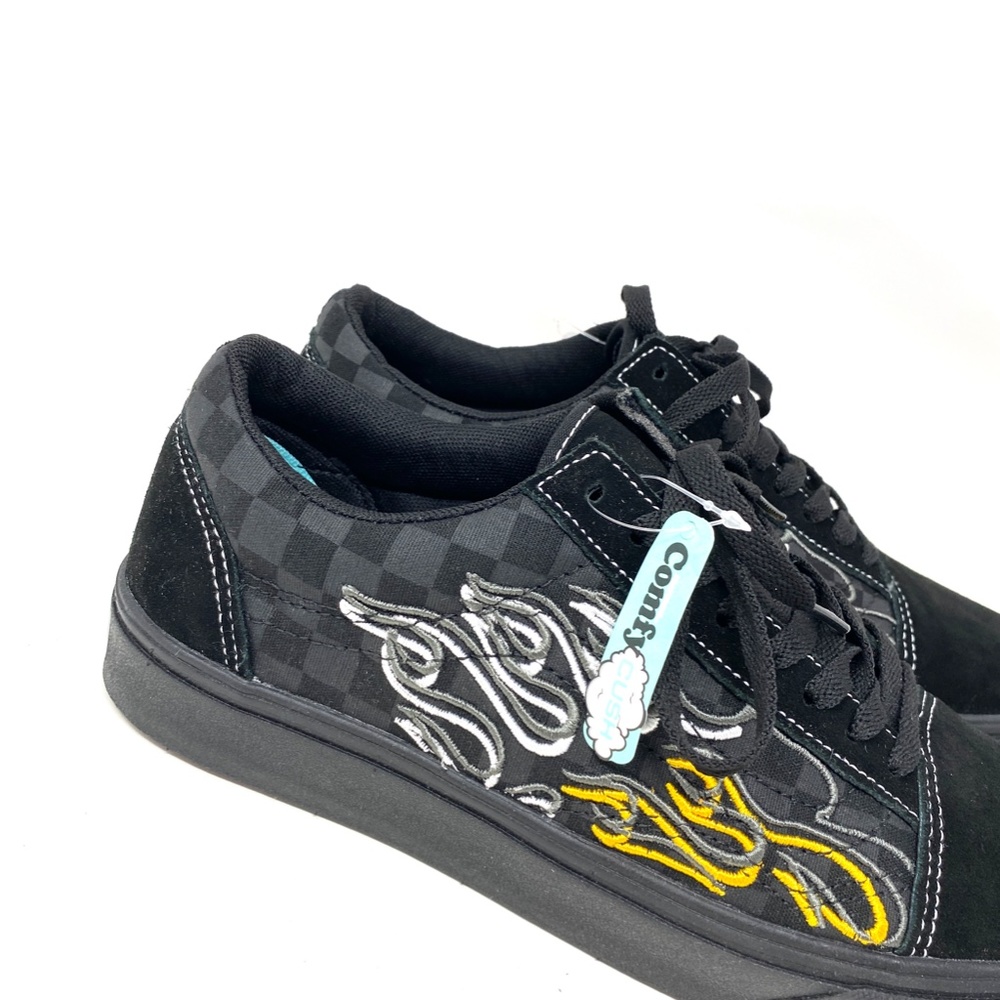 💖MEGA SALE💖VANS Old Skool Comfycush Black Women Suede Canvas VN0A5DYC8VV - Picture 6 of 12